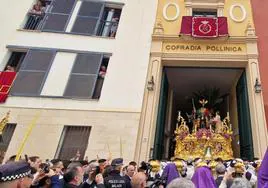 Salida de la Pollinica, este domingo de Ramos.