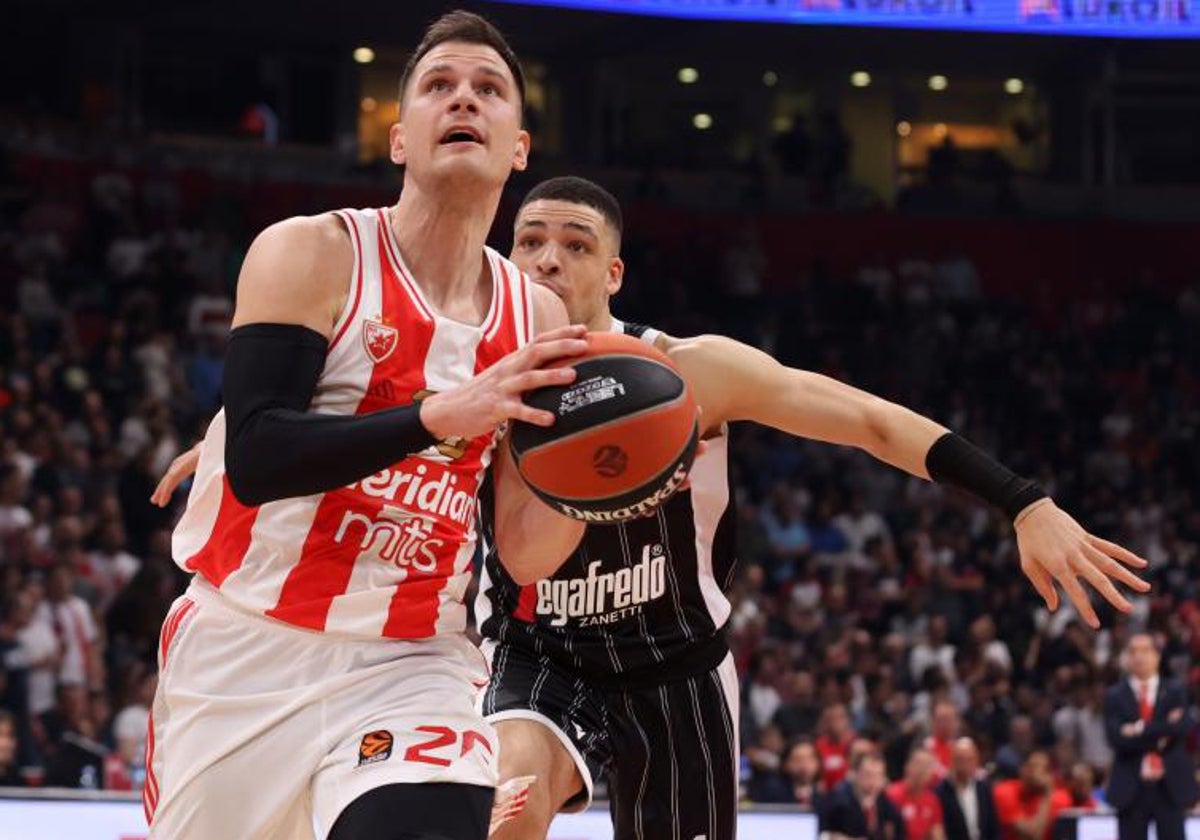 Nedovic, en el encuentro contra el Bolonia de la pasada semana.