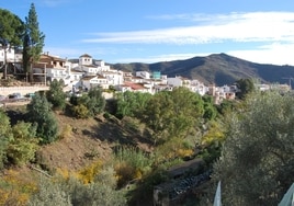 Vista parcial del casco urbano de Totalán, con apenas 770 habitantes empadronados.