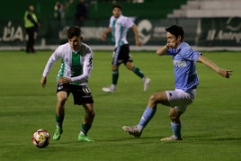 Luismi Redondo, durante el partido.