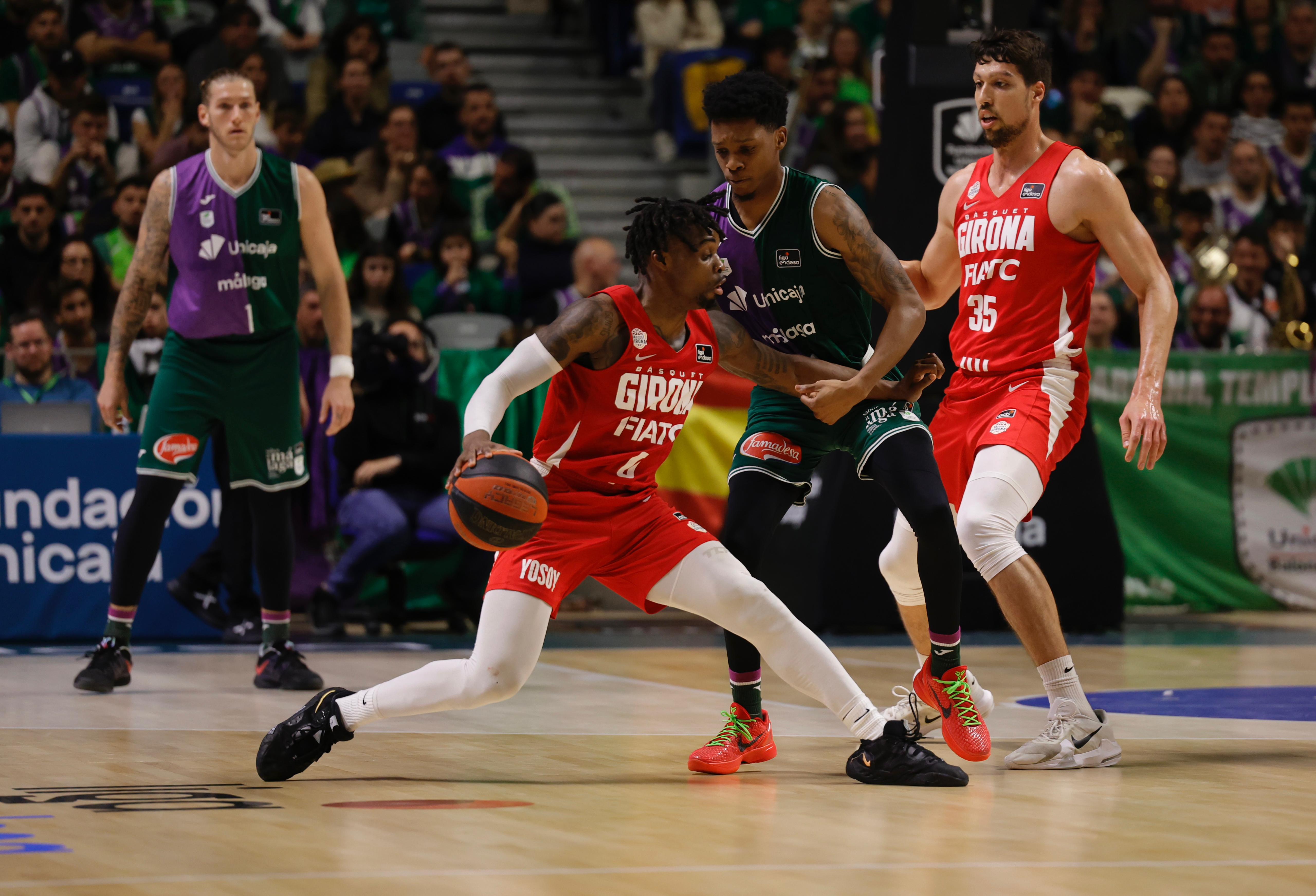 El Unicaja - Bàsquet Girona, en imágenes