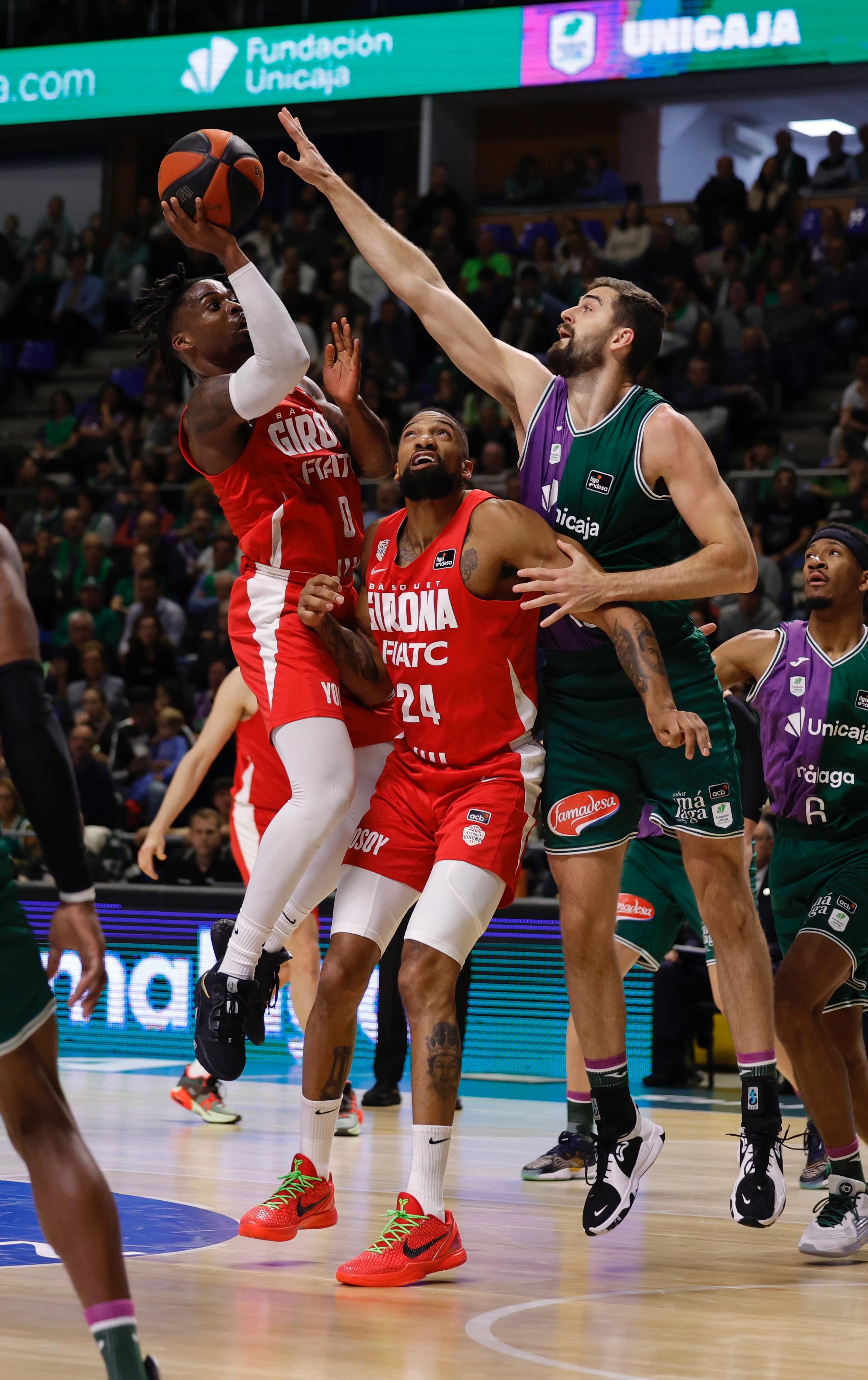 El Unicaja - Bàsquet Girona, en imágenes