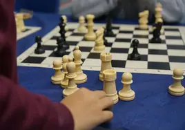 Una partida de ajedrez en Coín.