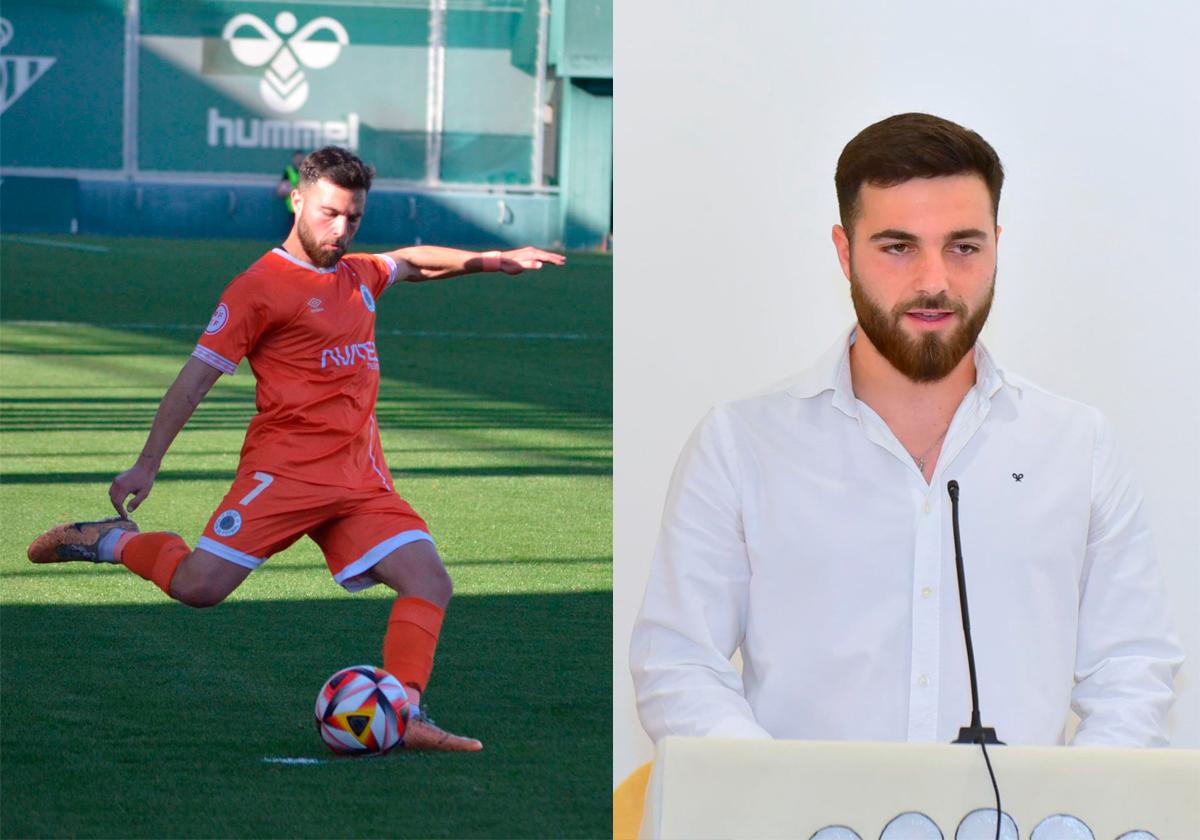 Andrés Ortega, el concejal futbolista de Frigiliana