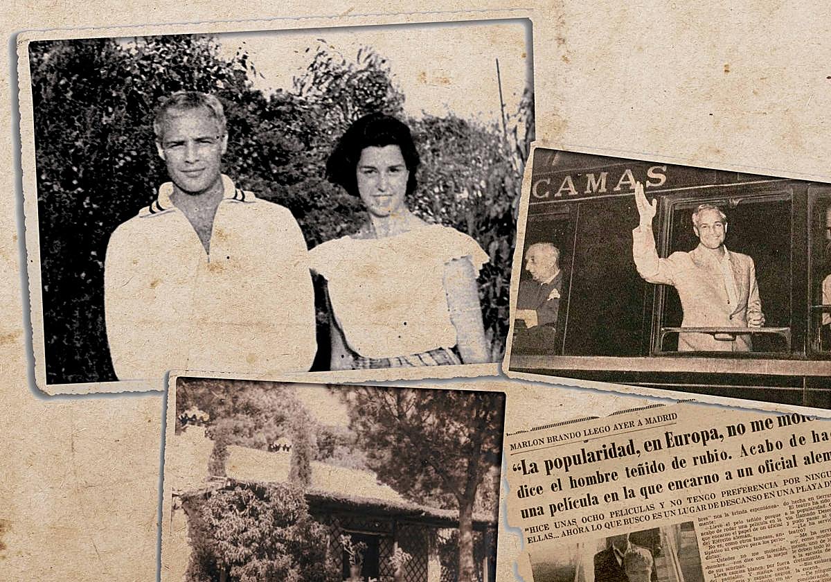 La foto inédita de Marlon Brando en Málaga