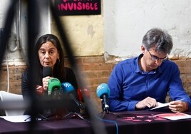 Amanda Romero y Florencio Cabello, miembros del equipo de la Casa Invisible.