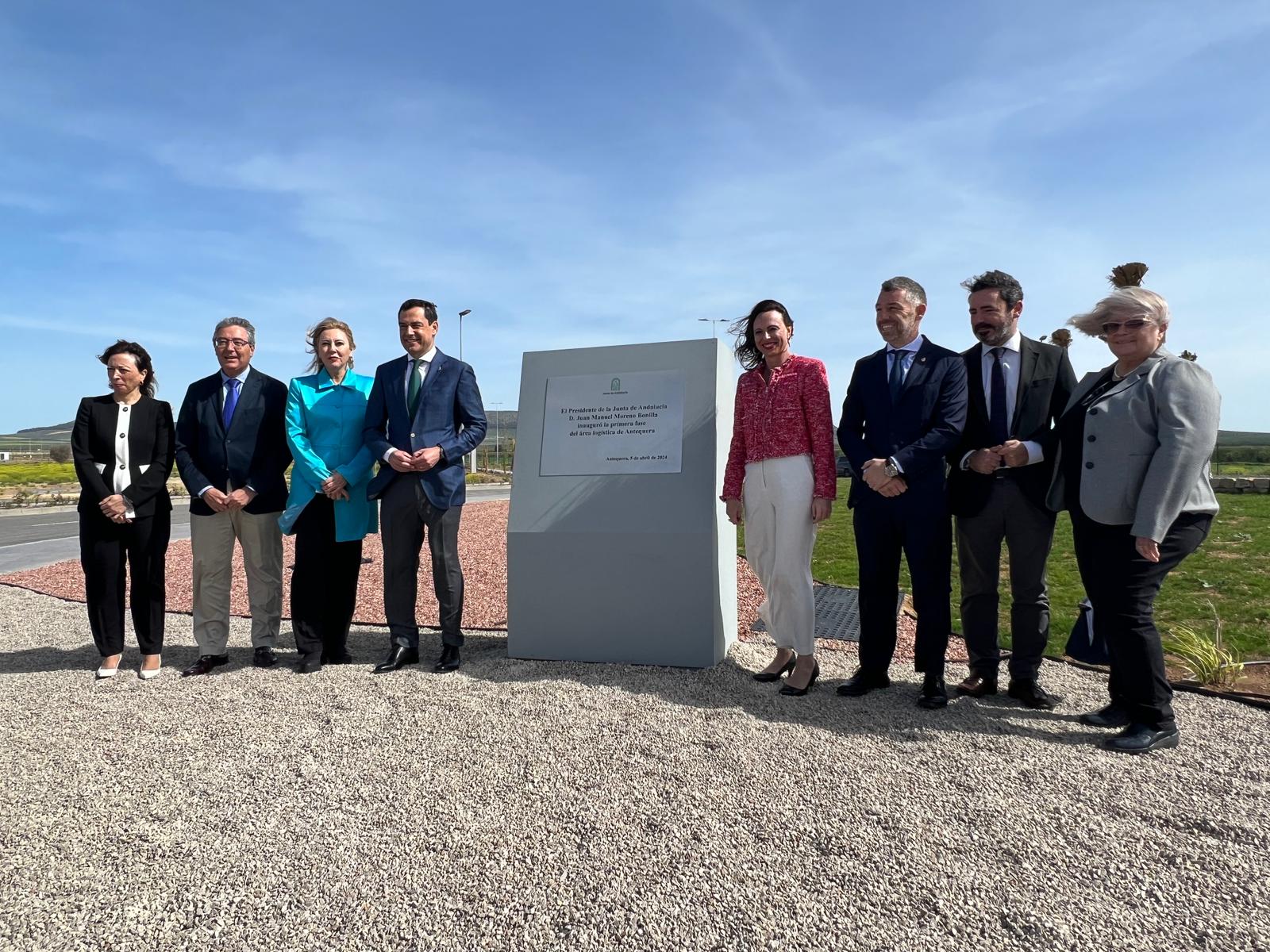 La inauguración del Puerto Seco de Antequera, en imágenes