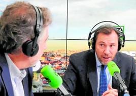 Puente, en la entrevista con Carlos Alsina donde reveló su intención sobre el tren a Marbella.