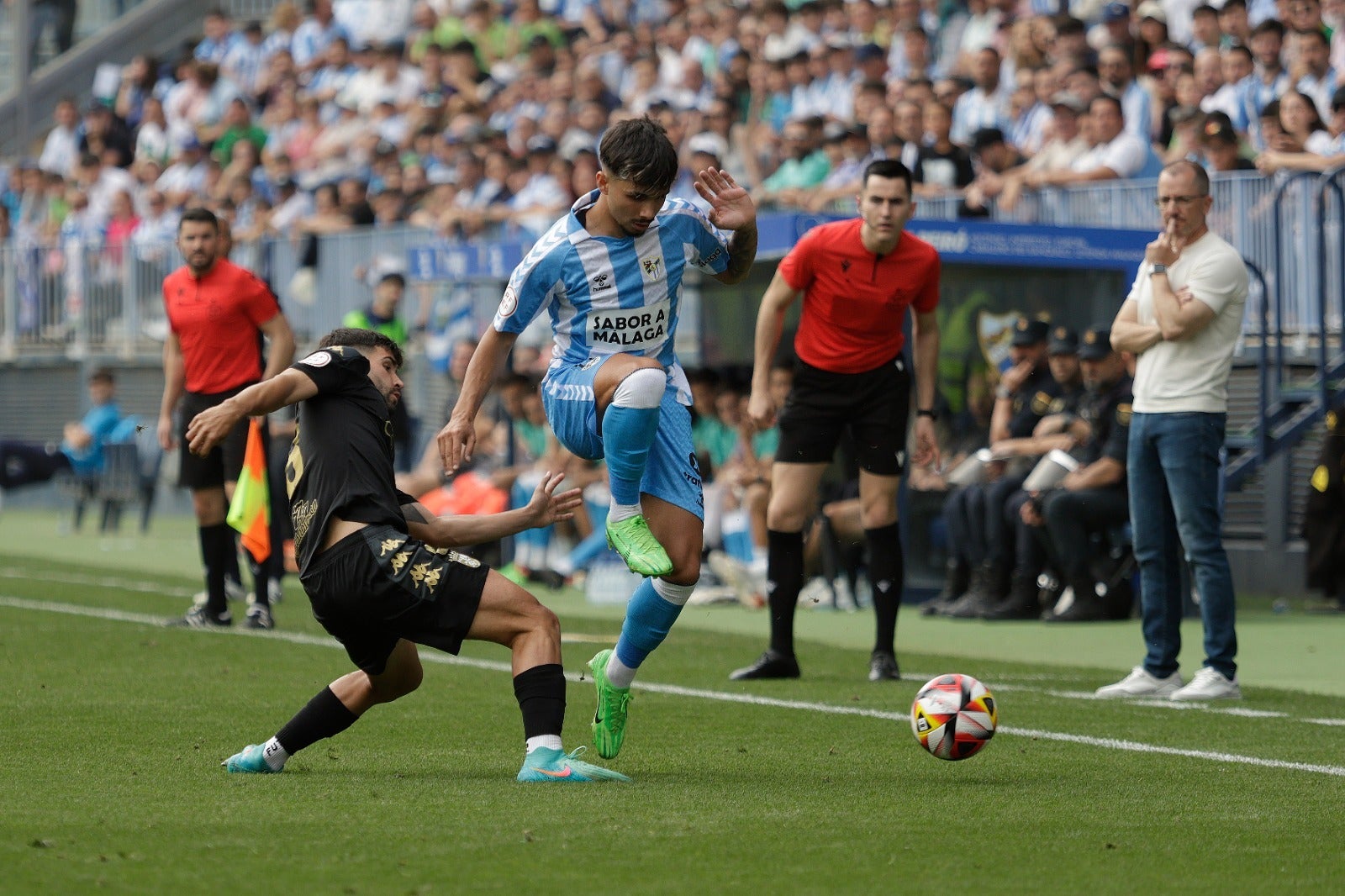 Las mejores imágenes del Málaga-Ceuta en La Rosaleda