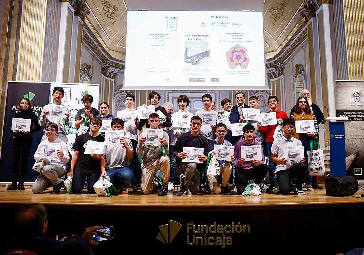 Entrega de los premios de la Olimpiada Matemática Thales en Málaga