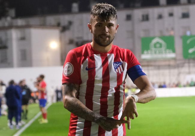 Sergio Guerrero 'Mini', el malagueño y exmalaguista que ahora es el capitán del Atlético de Madrid B.