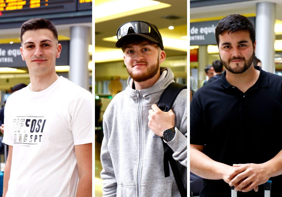 David Gallardo, Alfonso Calero y Pablo Vázquez, los dos estudiantes malagueños con medallas de oro en el SpainSkills celebrado esta semana en Madrid.