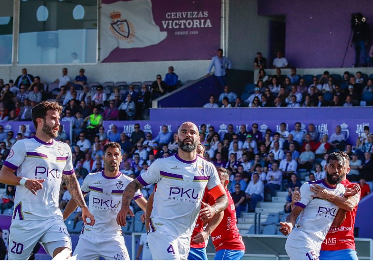 Imagen del encuentro entre el Jaén y el Torre del Mar.
