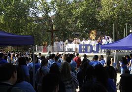 El Paseo Real acogió la misa de apertura del encuentro