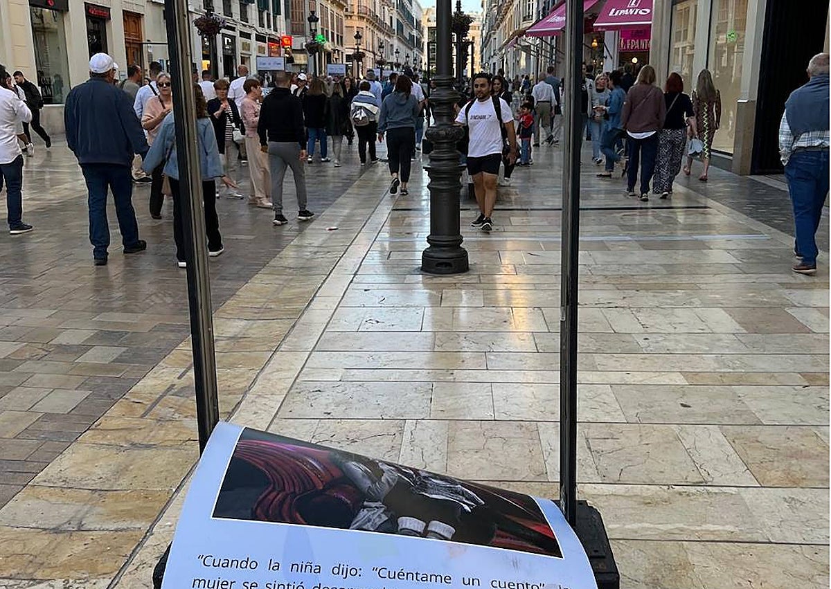 Imagen secundaria 1 - Más de la mitad de las imágenes han sido rotas o arrancadas. 