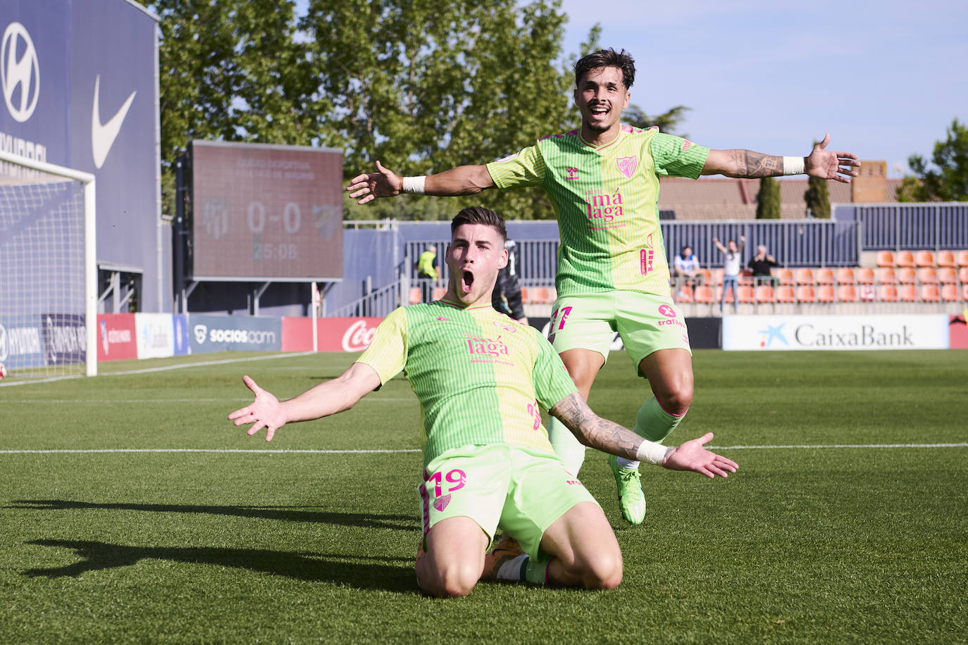 El Atlético de Madrid B- Málaga, en imágenes