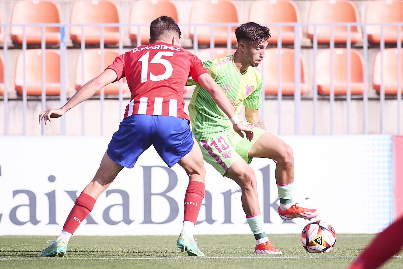 El Atlético de Madrid B- Málaga, en imágenes