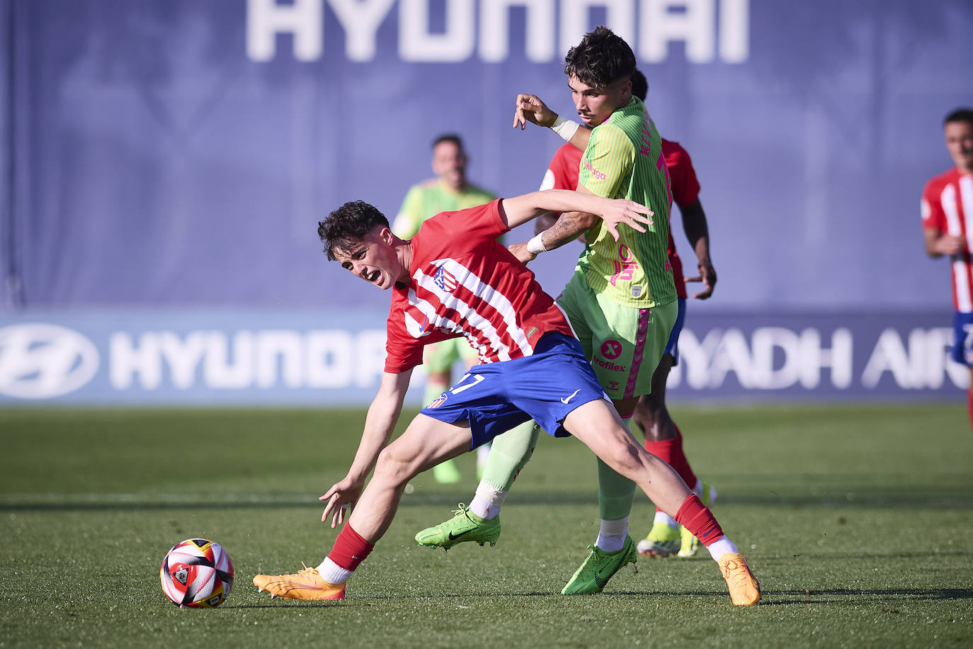 El Atlético de Madrid B- Málaga, en imágenes