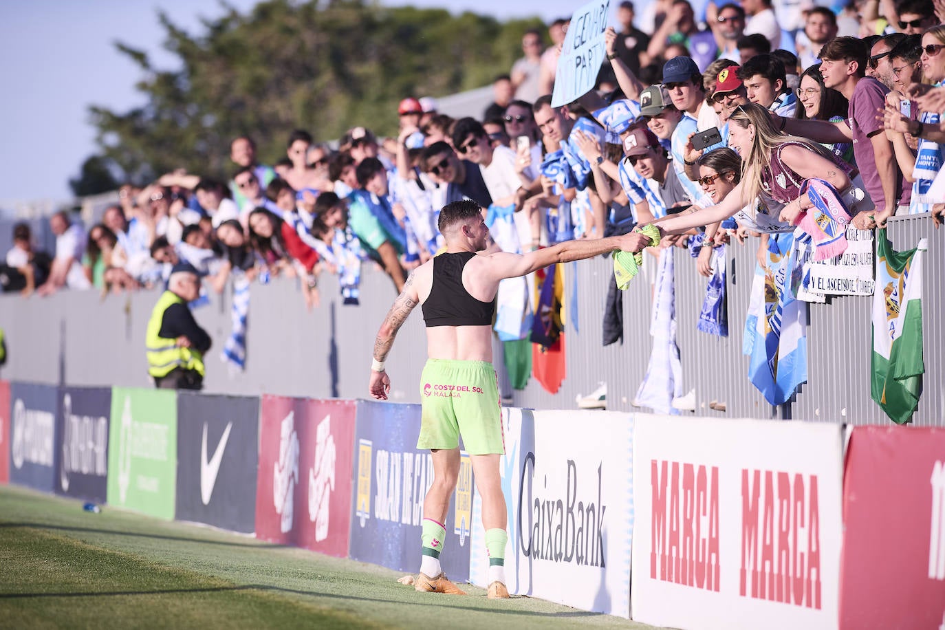 El Atlético de Madrid B- Málaga, en imágenes