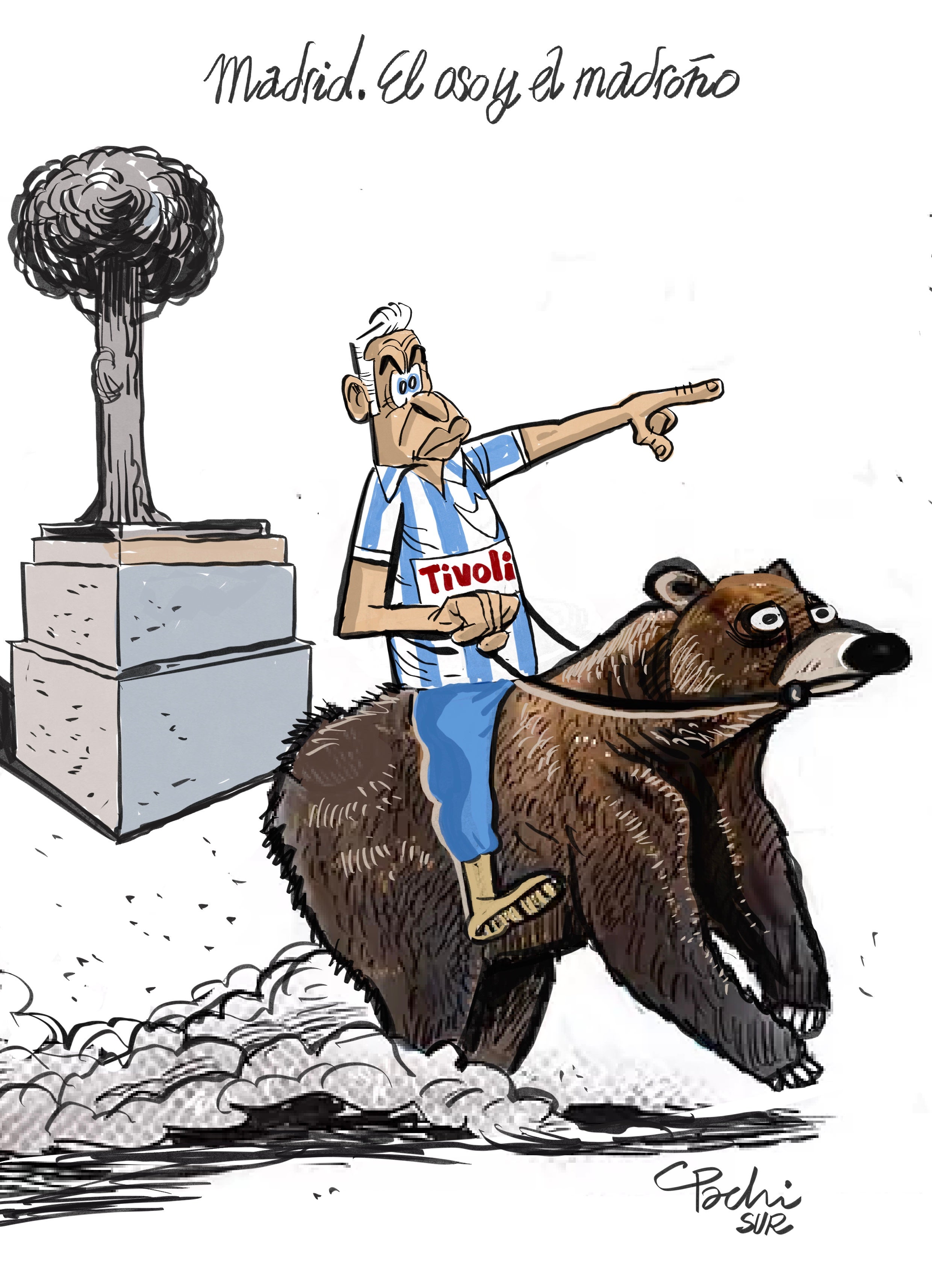 Las viñetas de Pachi sobre la actualidad del Málaga, Unicaja y el deporte