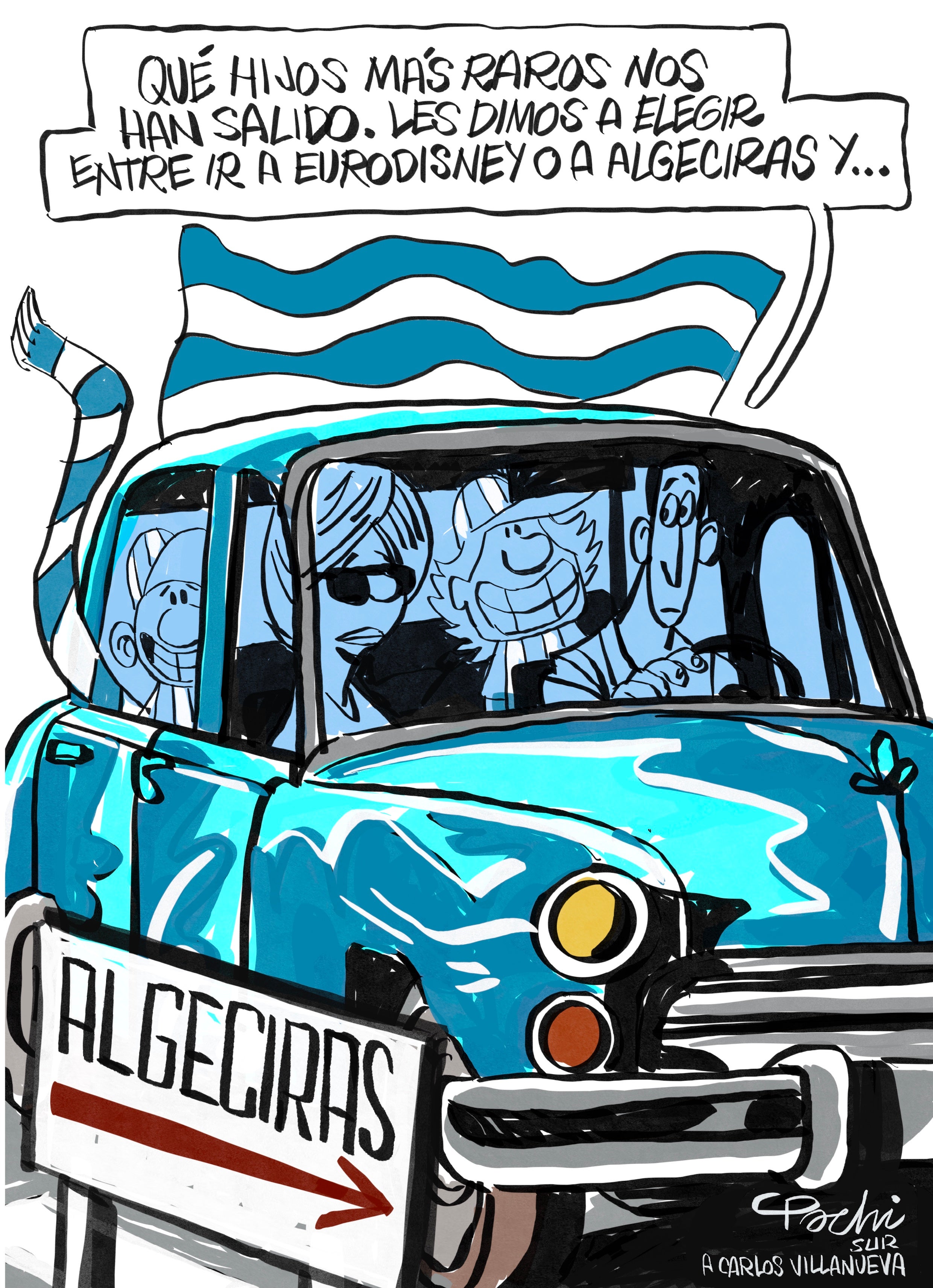 Las viñetas de Pachi sobre la actualidad del Málaga, Unicaja y el deporte