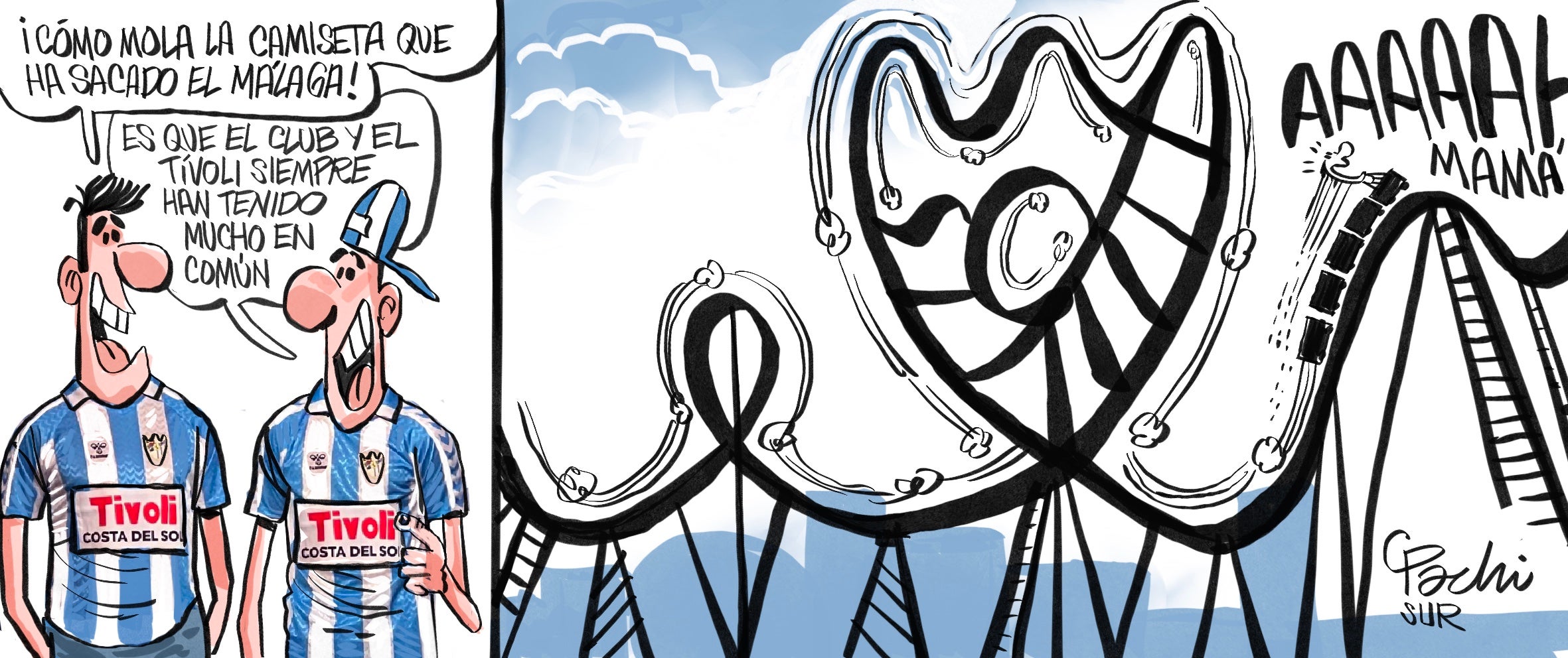 Las viñetas de Pachi sobre la actualidad del Málaga, Unicaja y el deporte