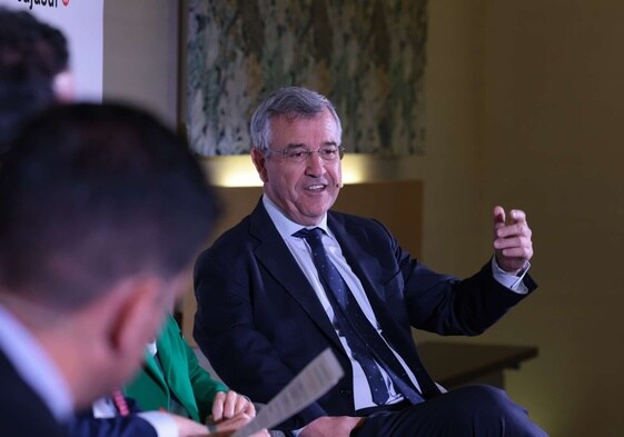 El alcalde de Estepona, durante su participación en el foro de SUR.
