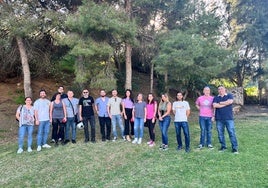 Reunión de los representantes de las AMPA celebrada en el parque.