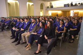 Graduciación de alumnnos del campus EIG Education en Málaga.