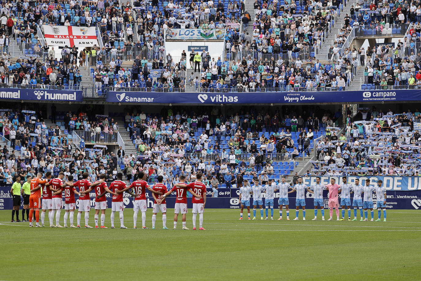 Las mejores fotos del Málaga-Murcia en La Rosaleda