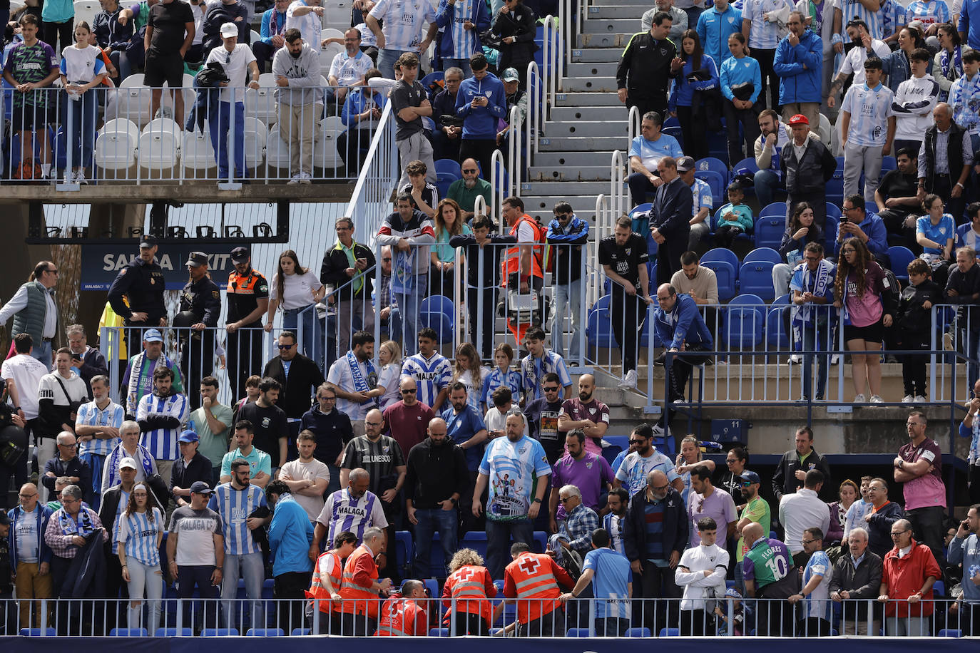 Las mejores fotos del Málaga-Murcia en La Rosaleda