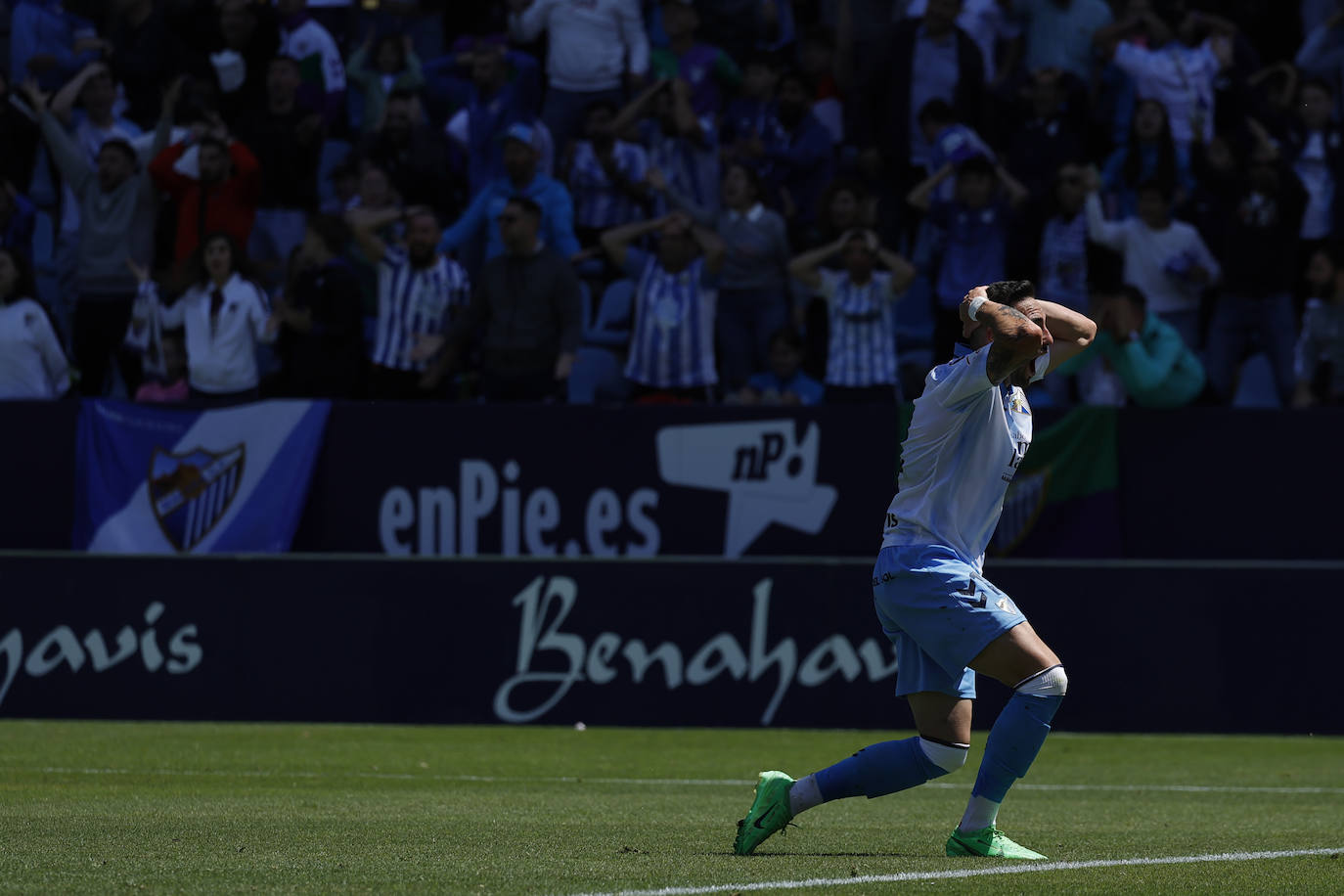 Las mejores fotos del Málaga-Murcia en La Rosaleda