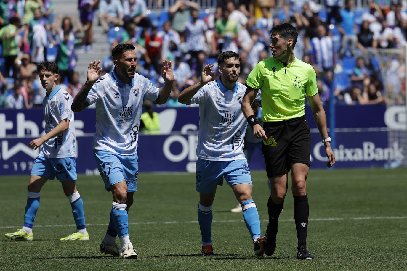 Las mejores fotos del Málaga-Murcia en La Rosaleda