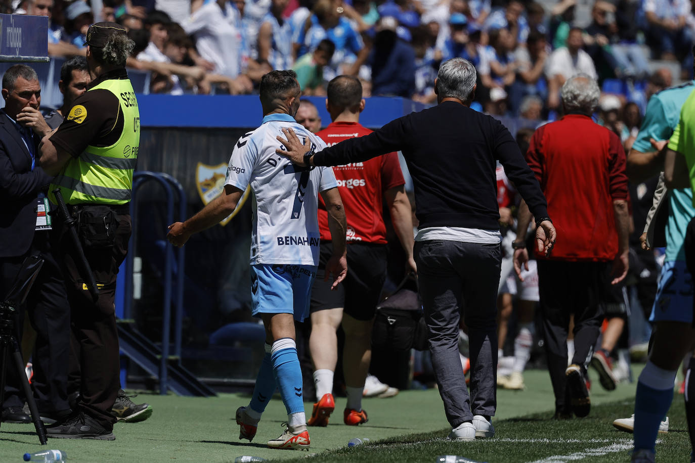 Las mejores fotos del Málaga-Murcia en La Rosaleda