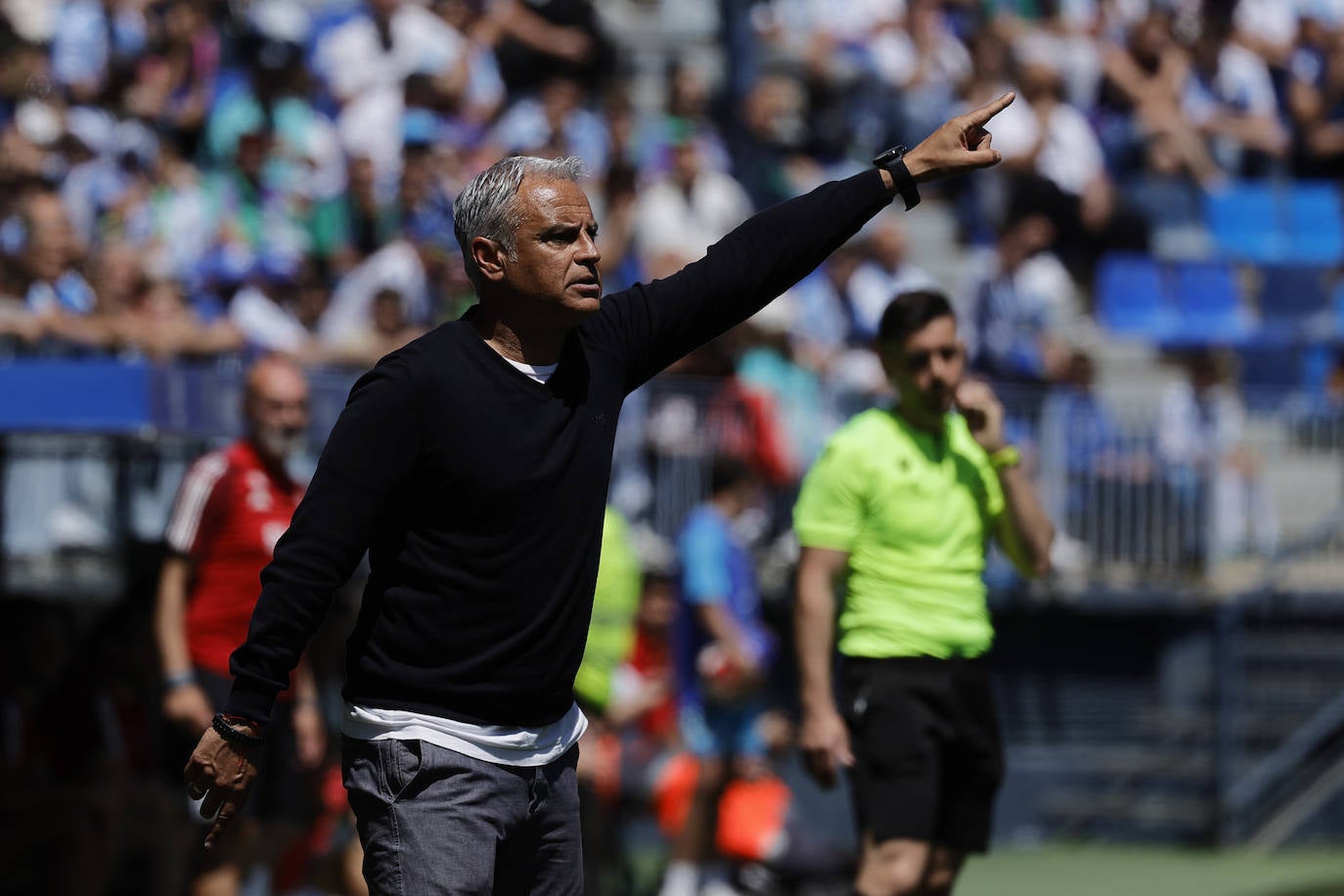 Las mejores fotos del Málaga-Murcia en La Rosaleda