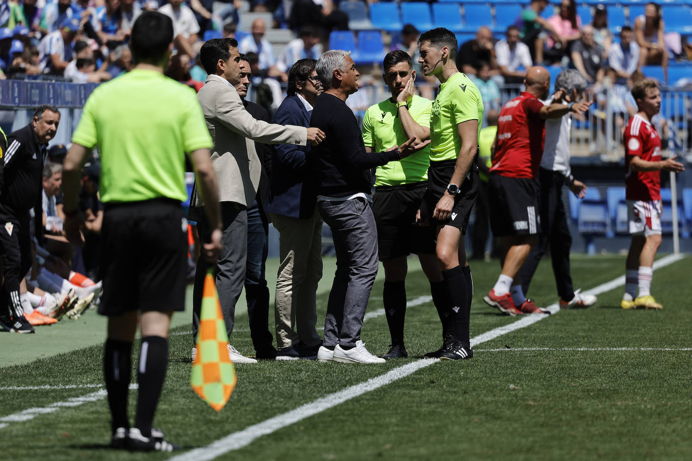 Las mejores fotos del Málaga-Murcia en La Rosaleda