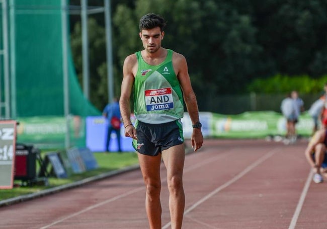 Pablo Comino durante una de sus competiciones