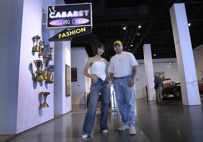 Ana Ponf y Álvaro Calafat, en el Museo del Automóvil y la Moda, durante el MAM Fashion Forum.