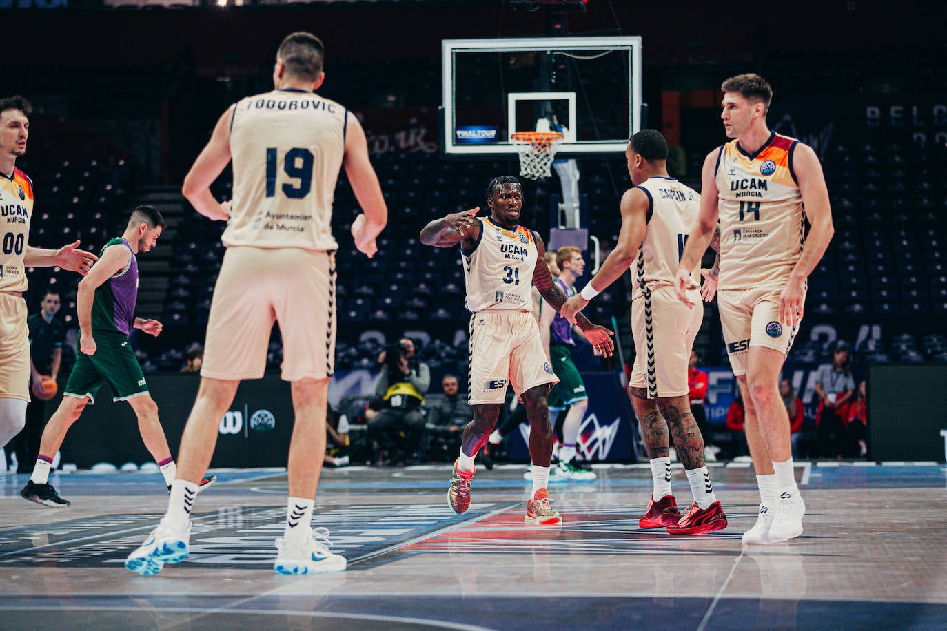 El UCAM Murcia-Unicaja de la Final Four, en imágenes