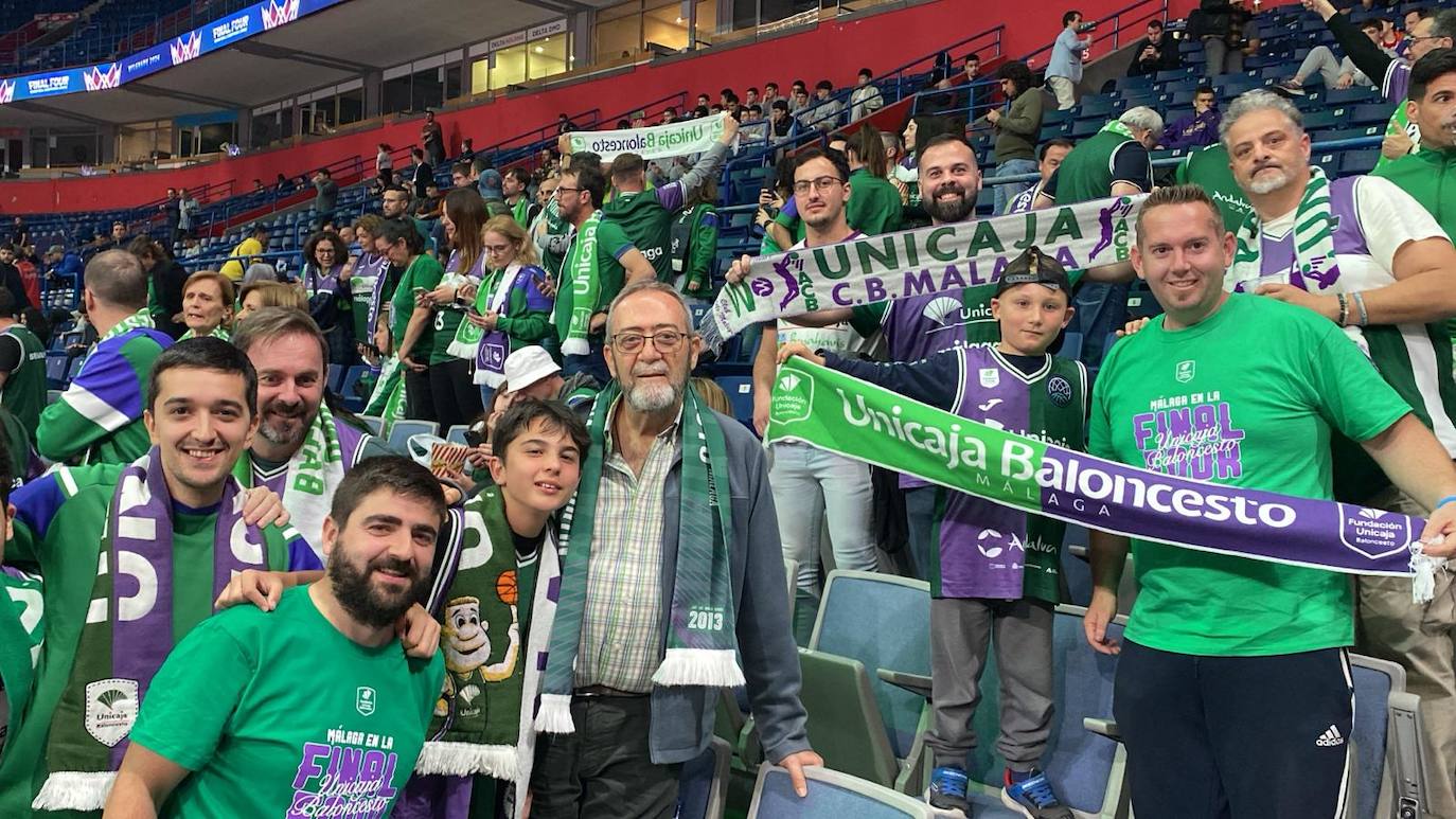 Aficionados del Unicaja en Belgrado