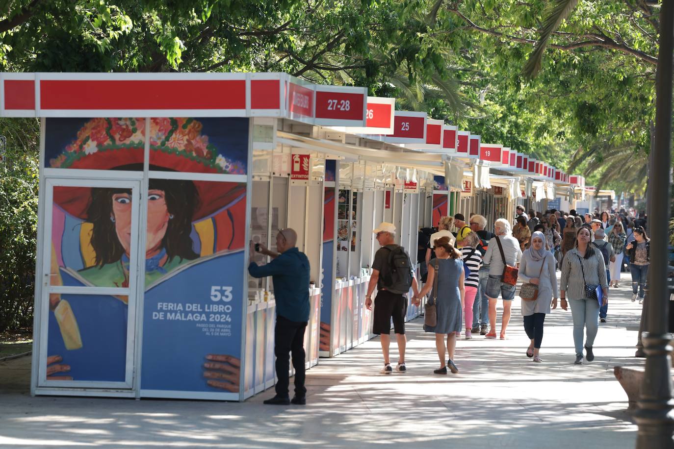 53 edición de la Feria del Libro en el Paseo del Parque