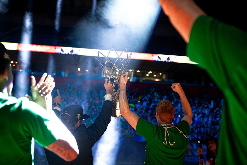 La final de la Basketball Champions League entre el Tenerife y el Unicaja, en imágenes