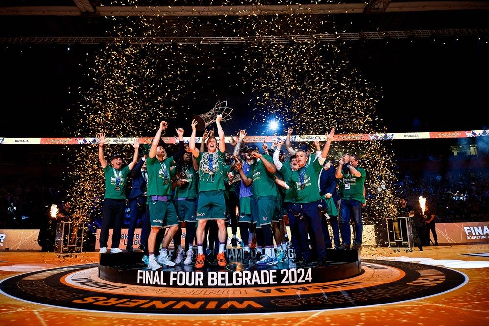 La final de la Basketball Champions League entre el Tenerife y el Unicaja, en imágenes