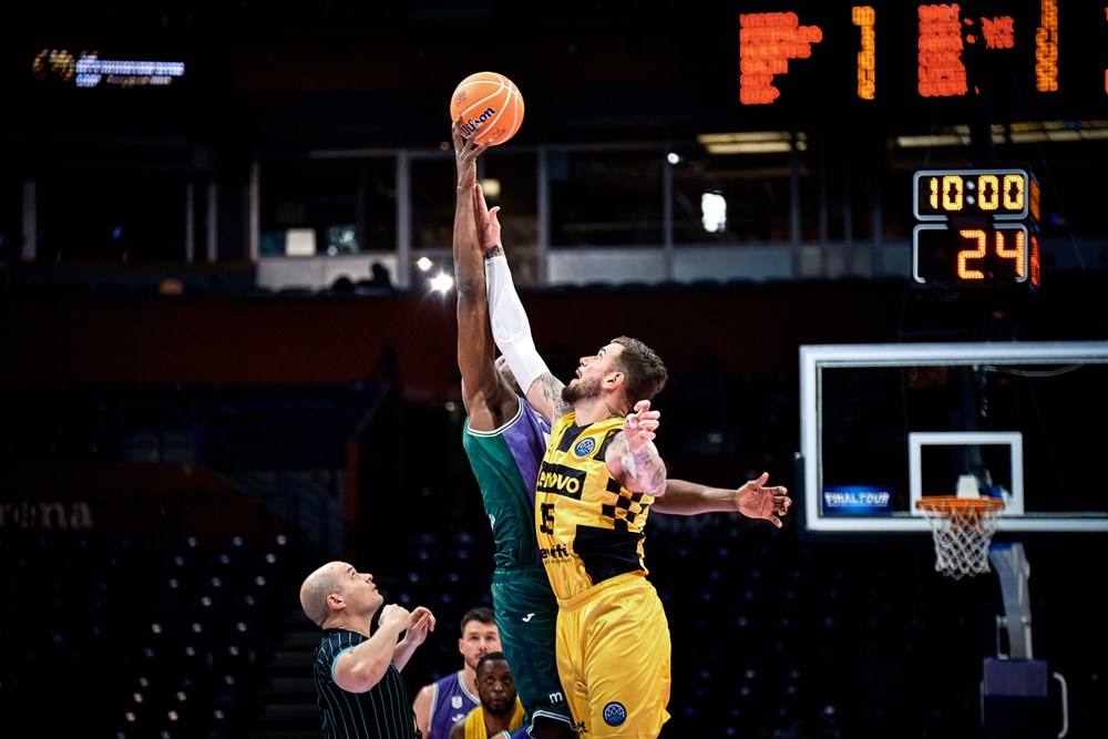 La final de la Basketball Champions League entre el Tenerife y el Unicaja, en imágenes