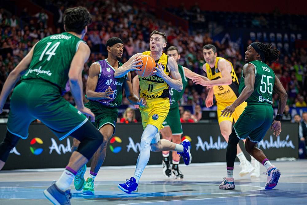 La final de la Basketball Champions League entre el Tenerife y el Unicaja, en imágenes