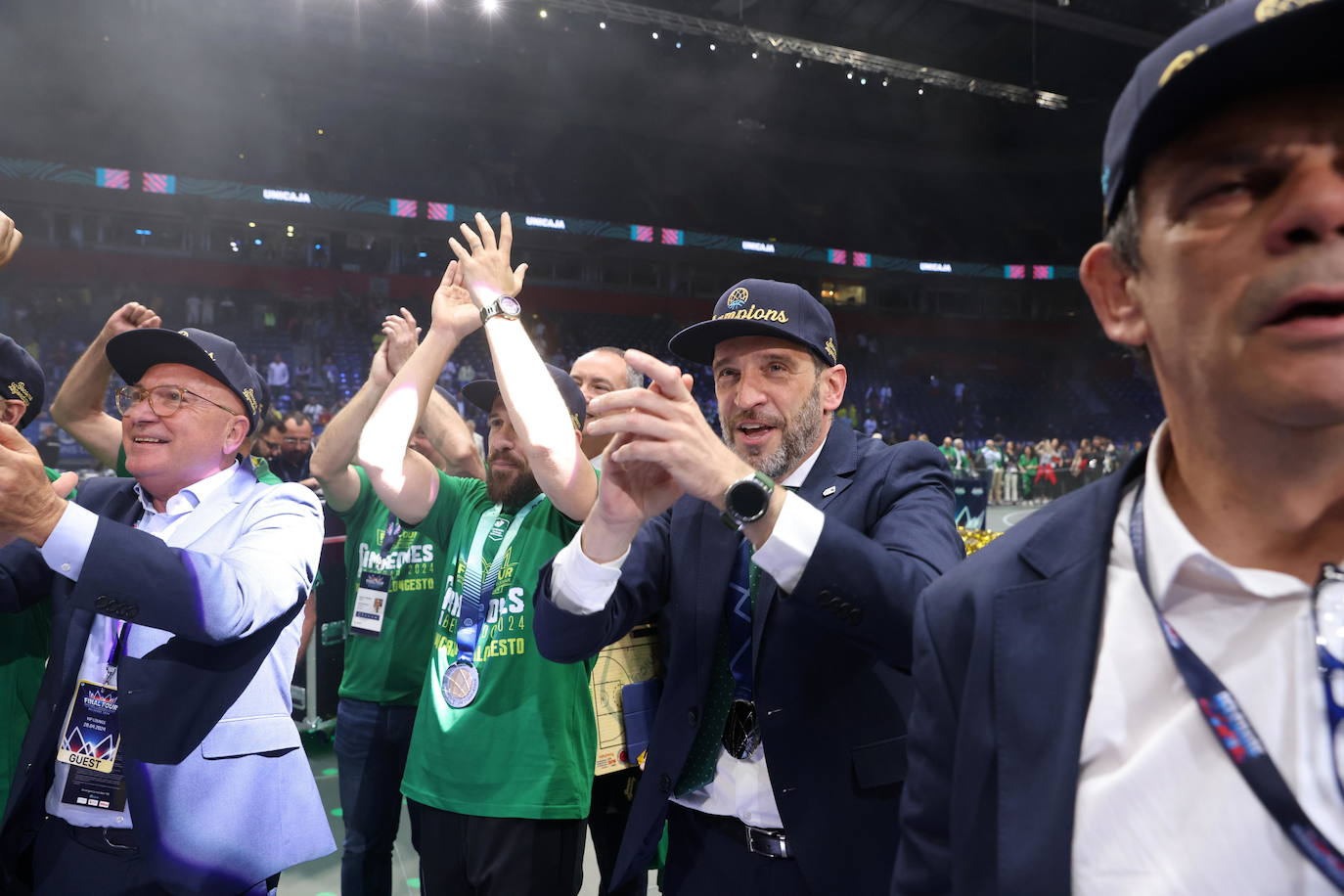 La final de la Basketball Champions League entre el Tenerife y el Unicaja, en imágenes