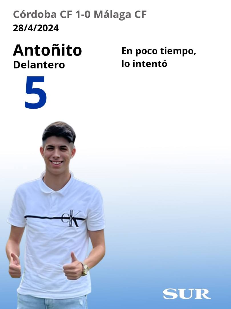 El uno a uno del Málaga frente al Córdoba