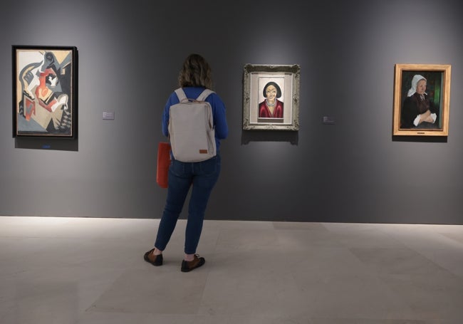 Tres retratos femeninos que reflejan la evolución de María Blanchard.