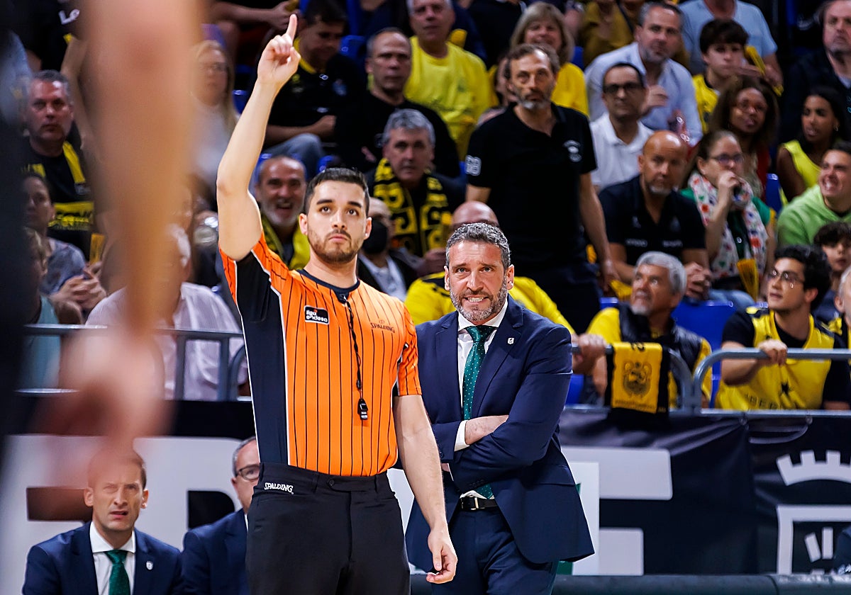 Ibon Navarro, este miércoles en Tenerife.