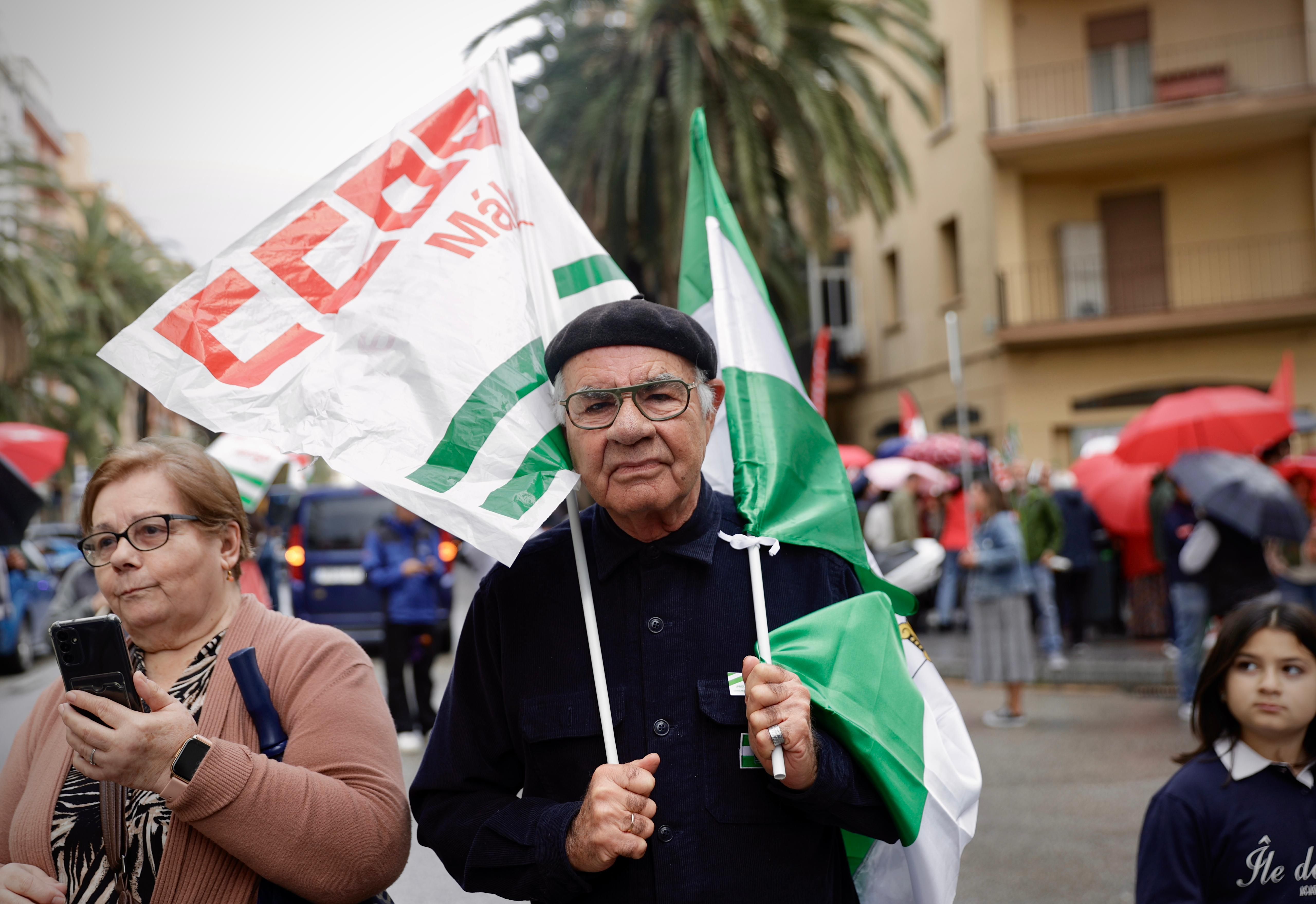 Así ha sido la manifestación del 1 de mayo en Málaga